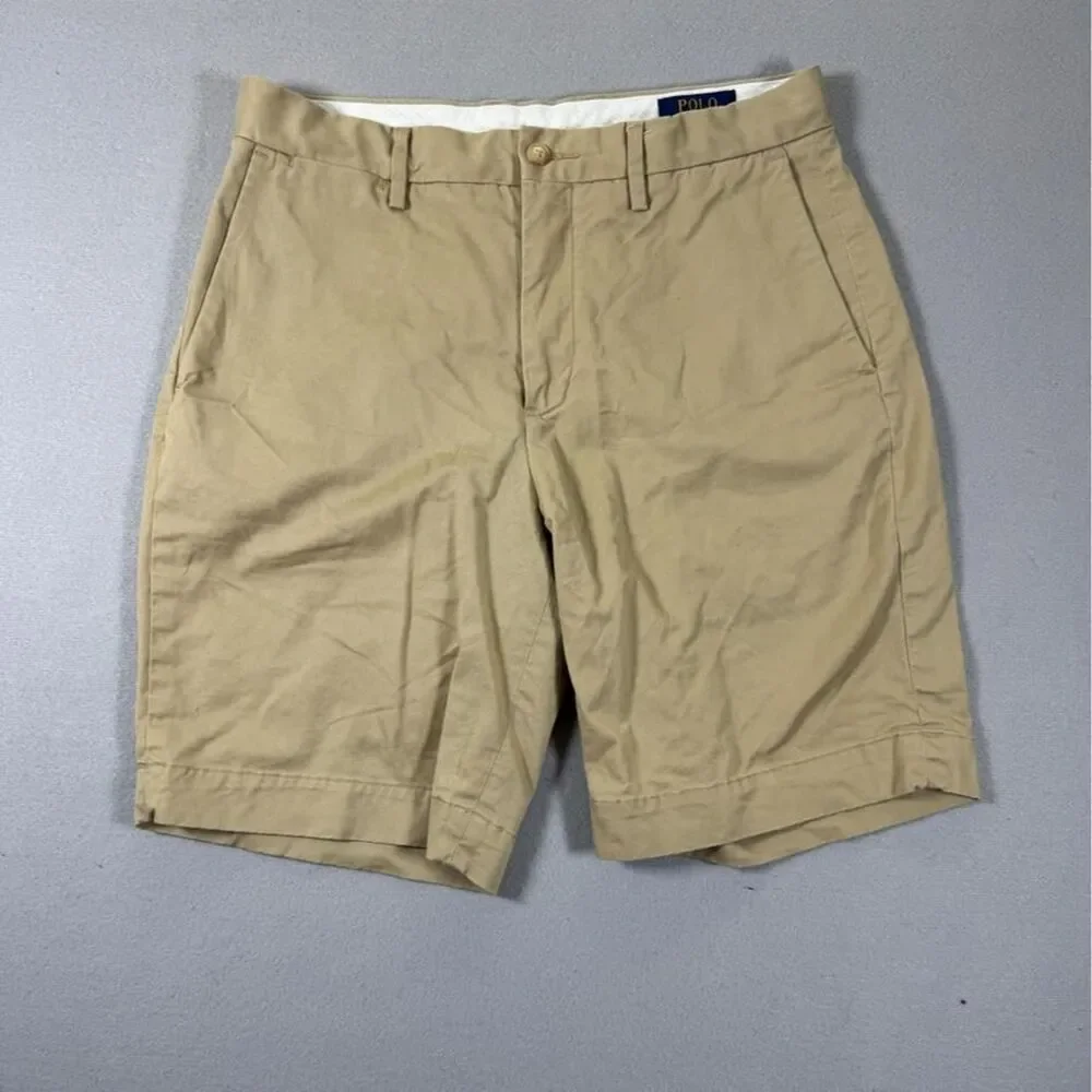 Polo-ralph-lauren Men's Tan and Cream Shorts